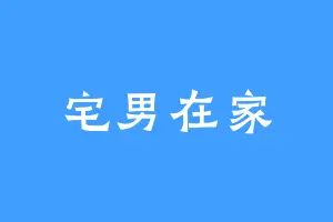 宅男在家