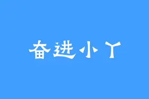 奋进小丫