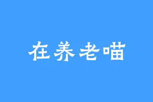 在养老喵