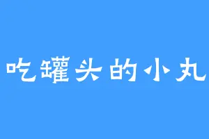 爱吃罐头的小丸子