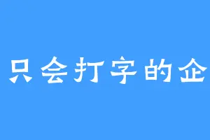 一只会打字的企鹅