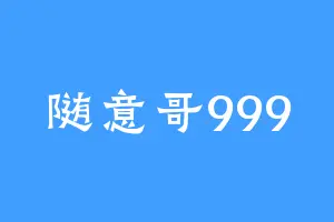 随意哥999