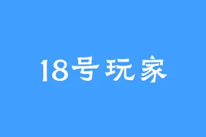 18号玩家