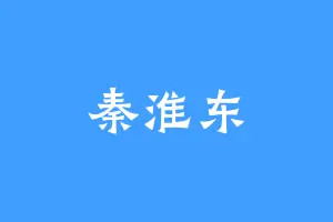 秦淮东