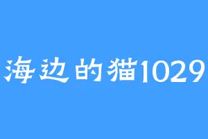海边的猫1029
