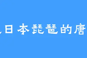 喜欢日本琵琶的唐太宗