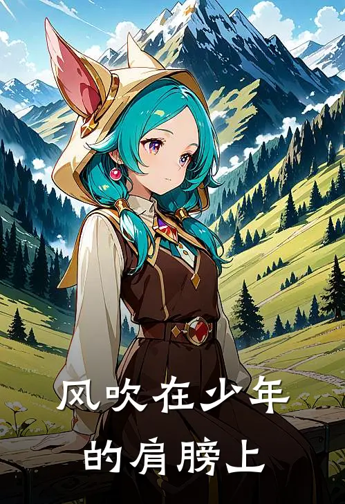 风吹在少年的肩膀上