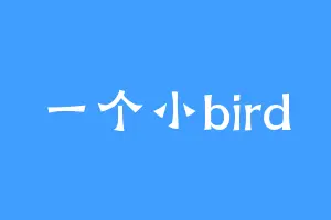 一个小bird