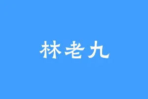 林老九